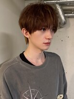 ノラ シブヤ(NORA) 【永田】ラウンドシースルーマッシュ×ダウンパーマ