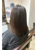広がりを抑えた艶ミディアム【辻堂/藤沢/髪質改善/ヘッドスパ】