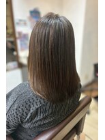 ヘアー マインド(hair MIND)&nbsp;広がりを抑えた艶ミディアム【辻堂/藤沢/髪質改善/ヘッドスパ】