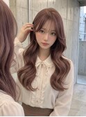 韓国風ウェーブ巻きで上品に