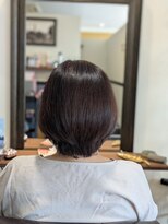 ラグラスヘアー(La grace hair)&nbsp;50代◎大人女性の丸みショート×オーガニックカラー