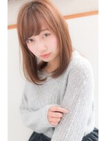 ヘアメイク パッセージノエ 浜田山店(Passage noe)&nbsp;デザインカラー長め切りっぱなしフレンチボブ