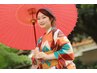 【夏美人＊手ぶらで浴衣】浴衣のレンタル&ヘアセット&お着付け￥8800～￥9900