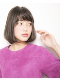 ジグザグバング　ノットヘアー　　フェザーロング　LE石原