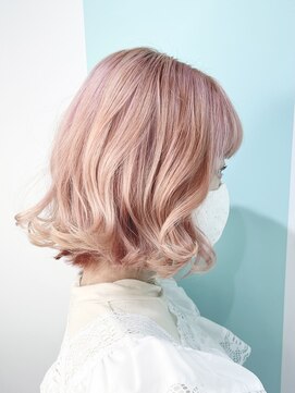 マティーナ ヘアー 池袋(Matina hair) ☆コットンピンク×アプリコット☆
