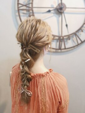 ヘアセットサロン ミント(Hair set salon MINT) ルーズ編みおろし