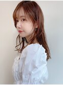 【HONEY渋谷】横顔美人のソフトレイヤー×カームベージュ