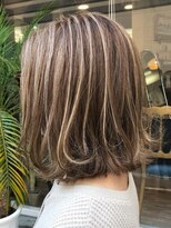 カルフール ロコ 草加西口店(Carrefour LOCO)&nbsp;☆LOCO☆ミニマムボブ&決め手ハイライトカラー