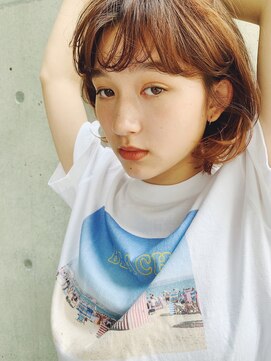 ノーム(norm) ボブパーマ/ベージュ/カーリーヘア