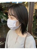 透け感ミディアムボブ☆