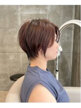 モールヘア 武庫之荘店(MOOL hair) 大人ショートヘア/イルミナカラー/グレーベージュ/カーキ