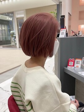 ラ ブレス 梅田茶屋町(LaBless) カシスピンク/ケアブリーチ/LaBless