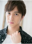 流行りのダークアッシュ斜めバングビジカジショートf与野