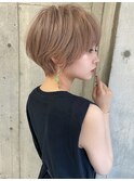 【 島本涼雅 】大人美人ショート×サクラベージュ