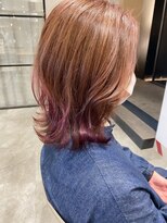 ヘアーエスクールステラ(hair S.COEUR stella) 裾グラデーションカラー/ピンク系カラー/デザインカラー