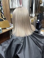 ラフ(LAFF) #バレイヤージュ#グレージュカラー#ボブウルフ#ココアベージュ