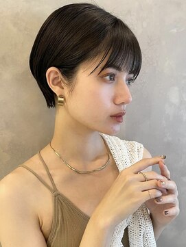 トルネード(TORNADO) 大人可愛い20代30代マッシュショートチョコレートカラー A813