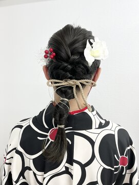 シアー(sheer) 《sheer /氏家》＃ロープ編み＃編み下ろしアレンジ＃卒業式