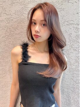 ロンド アンブル 四条烏丸(Lond ambre) トレンドを満喫。ゆったりカールの韓国風くびれヘア