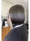 *ミニボブ×グレージュ*