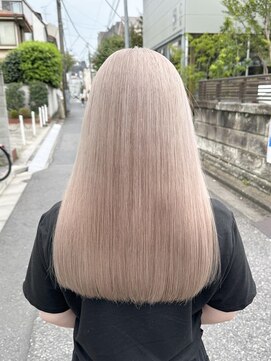 フリーラ 横浜(freera) 黒髪/グレーベージュ/レイヤーロング/前髪パーマ[横浜駅]