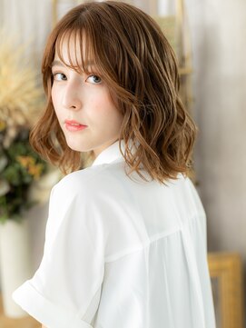 カバーヘア ブリス 戸田公園西口店(COVER HAIR bliss) ゆるふわエアリーミディアムハイライトa戸田公園20代30代40代!