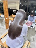 高濃度水素トリートメントツヤ髪黒髪ロング
