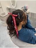 ポニーテール/心斎橋ヘアセット