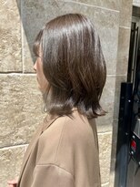 ティンク 横浜(Tink)&nbsp;くびれカット×カーキブラウンカラー/Tink横浜　小林　あかり