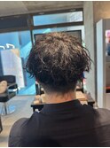 刈り上げラウンドマッシュ×波巻きツイスパMIXパーマ