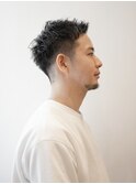 メンズ束感ショート/ベリーショート/刈上げショート/銀座