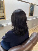 グレージュミディアムスタイル