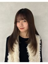 リアン バイ キートス(Lien by kiitos)&nbsp;レイヤーカット/くすみベージュ/顔まわりレイヤー