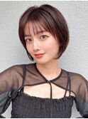 【NEW OPEN】 小顔前髪あり後れ毛サイドバングメルティカラー
