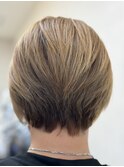 絶壁解消/ひし形/大人可愛い/斜めバング/30代40代/ミセスヘア12B