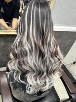 ラブスタシー 京都河原町店(lovestasy)&nbsp;シールエクステ/ブリーチなし/バレイヤージュ/韓国/髪質改善