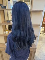 ルシュカイチマルニ(Rasca102)&nbsp;Rasca◆ロング/ブルーカラー/ブリーチオンカラー