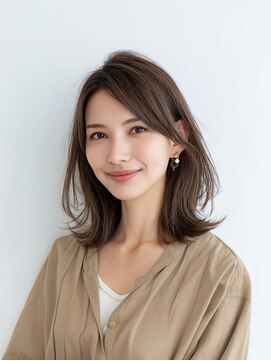 e.m.a プレミアムビューティーサロン 栄駅店(e.m.a PREMIUM BEAUTY SALON) レイヤーカット/イメチェン/外ハネボブ/美髪/ワイドバング/髪型