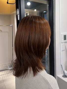 アコロン(acoron) オレンジベージュ 新宿/髪質改善/くびれミディ