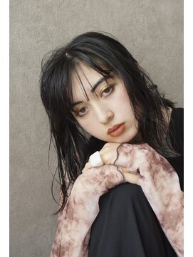 美髪/ミディアム/黒髪/髪質改善