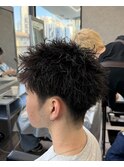 【ボックススパイキーパーマ】