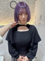 オプス 大名店(Ops)&nbsp;☆小顔効果抜群!ラベンダー×顔まわりレイヤーボブ