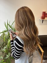ヘアーサロン ラシア(hair salon Lasia)&nbsp;ミルクティーベージュ/ブロンド/アンニュイ/外国人風ウェーブ