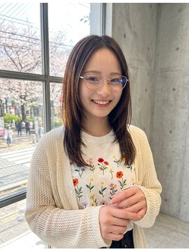 レガリタ(Regarita) 【シフォンベージュ×フェイスレイヤーカット】◎20代30代