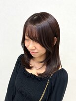 ロウ 町田(ROW)&nbsp;大人かわいいくびれミディラベンダーインナーカラー