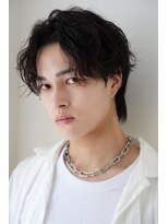 ニューヨークニューヨーク メン 阪急高槻店(NYNY MEN)&nbsp;メンズショートウルフニュアンススパイラルパーマ