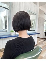 ルートヘア 辻堂店&nbsp;切りっぱなしボブ/ミニボブ/縮毛矯正/艶髪ストレート