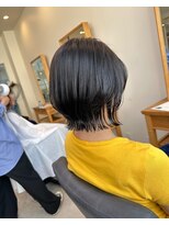 ヘアーポケット リタ(HAIR POCKET ritta)&nbsp;ダークブルーレイヤーボブ×ダークグレイ