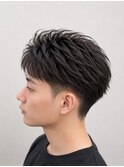 フェザーパーマ×刈り上げショートレイヤー