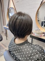 プリンプ トータルビューティ(PRIMP.total beauty)&nbsp;丸みショート　おとなショート 赤みなしブラウン アッシュカラー